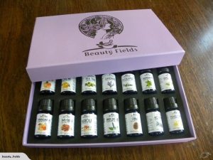 Metal Aromatherapy Diffuser + 14 Oils Gift Pack 10