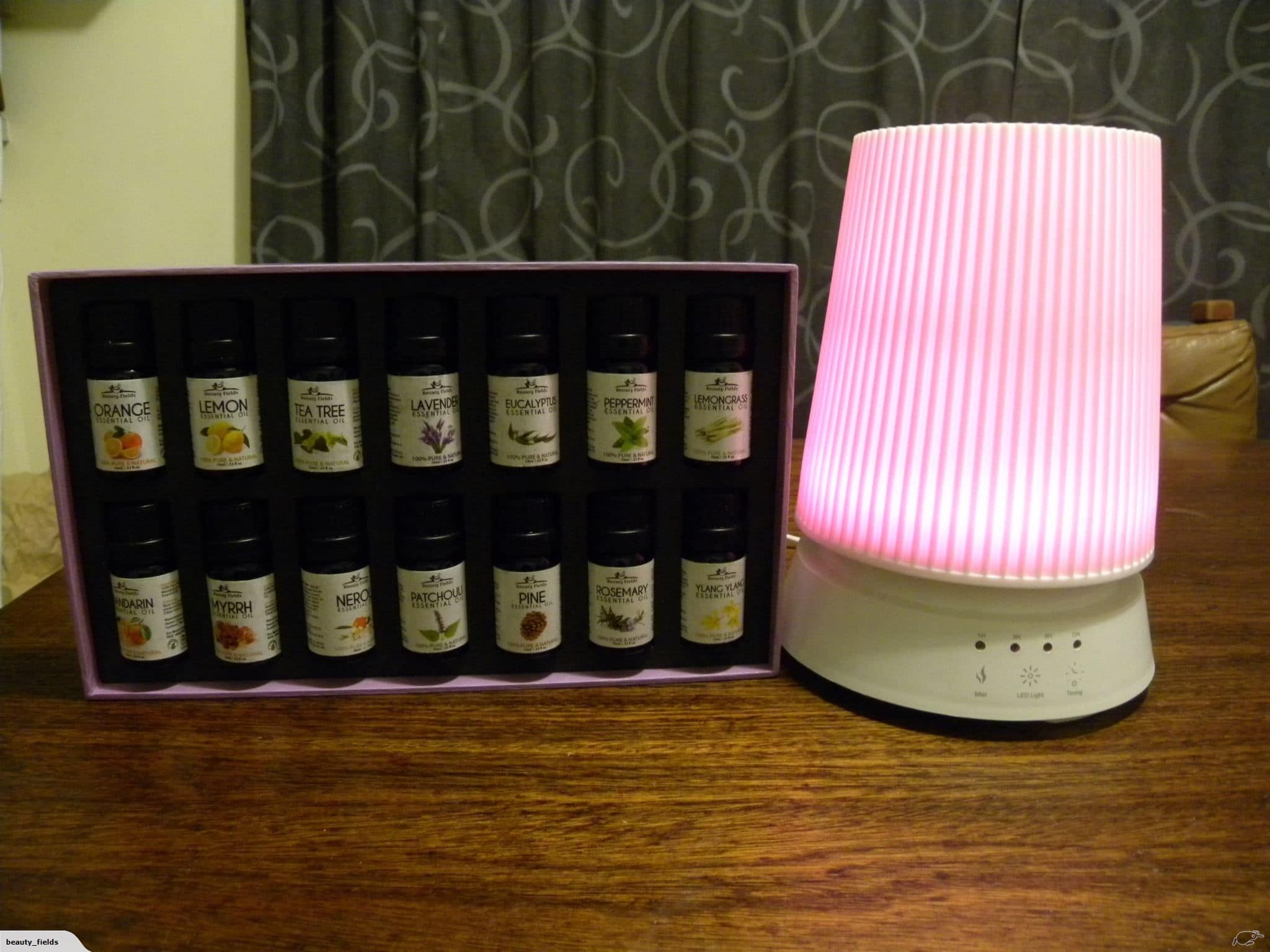 Lamp Aromatherapy Diffuser + 14 Oils Gift Pack