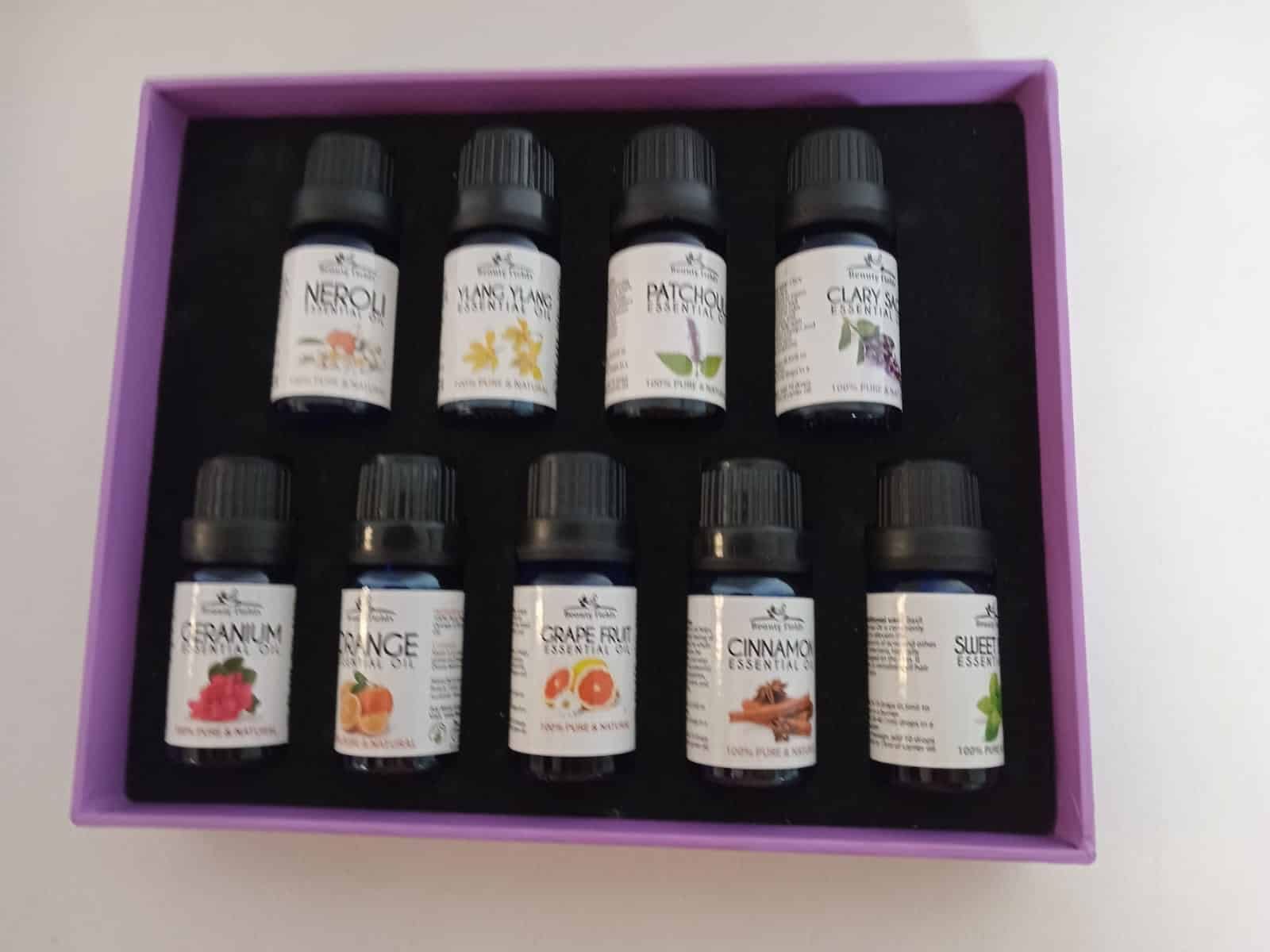 9 Essential Oils Aromatherapy Romance Kit Gift Set