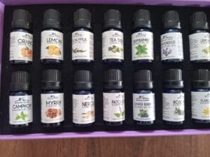 14 essential oils Gift box, 10ml each, colorful stickers