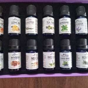 14 essential oils Gift box, 10ml each, colorful stickers