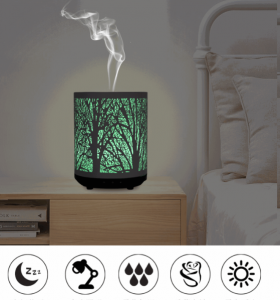 Forrest Essential Oil Diffuser Green in room