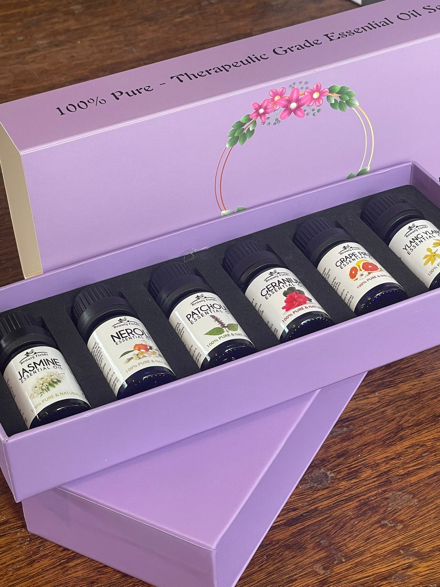 Aromatherapy Essential Oils x 6 Gift Box Romance