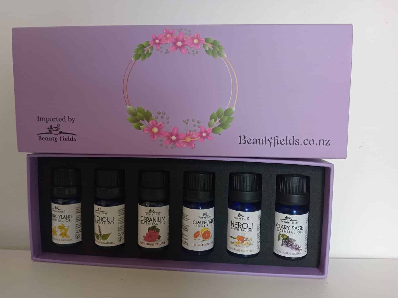 Aromatherapy Essential Oils x 6 Gift Box Romance